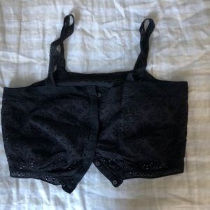 LoveShackFancy eyelet crop top size 1